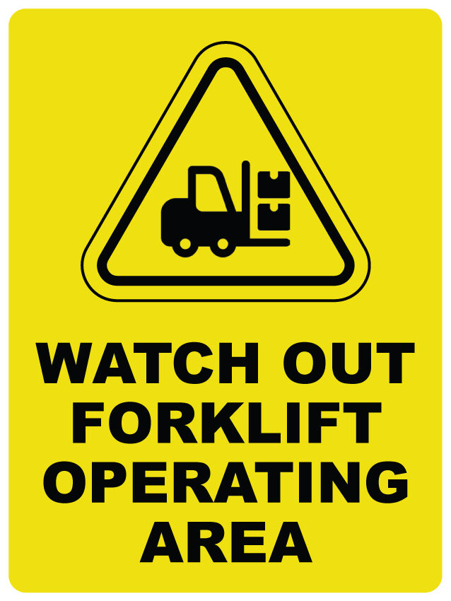 Forklift Operating rotated
