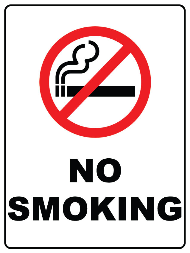 No Smoking Sign for Agriculture Signage